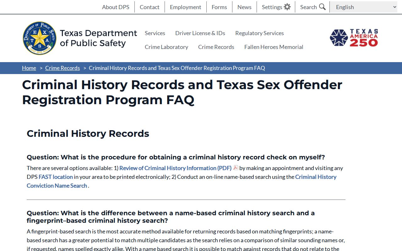 Johnson County sex offender registry profile field guidance